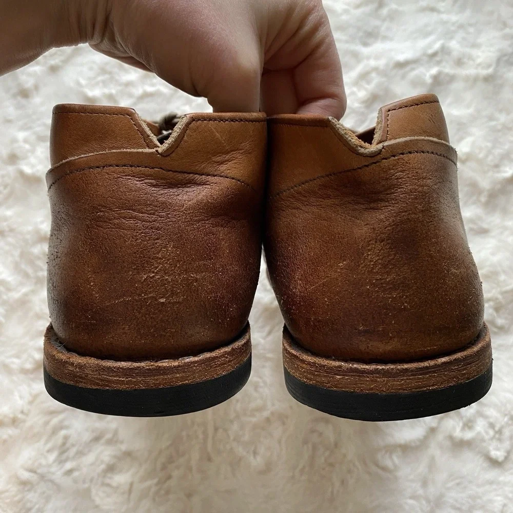 Timberland Boot Company Leather Boots Men's Size 7 Lace Up Cap Toe Shoes‎ 10328